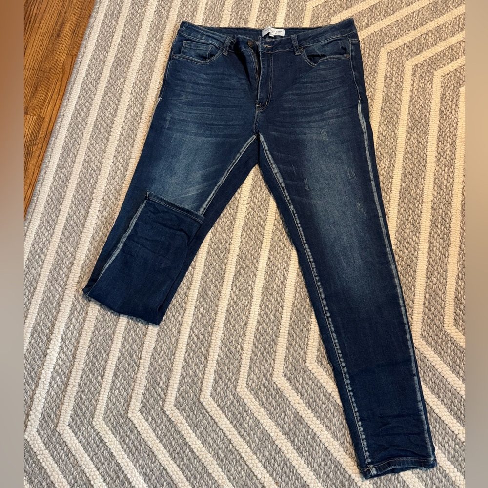 Chic Soul Deep Indigo Skinny Jeans